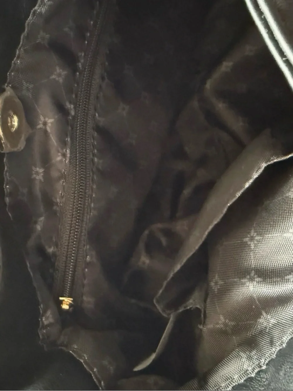 BCBGeneration faux-leather ruched hobo handbag.